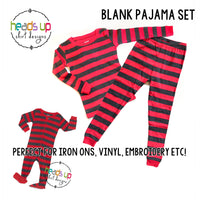blank pajamas wholesale pricing leveret holiday christmas striped matching pj's pajama sets for the family.  Coordinating matching trendy pajamas tradition. soft cotton unisex all ages. baby infant toddler kids youth teen boy girl men women adult sizes. fast shipping wholesale pricing BLANKS blank pajamas. Add your own vinyl or embroidery or sublimation. cute popular best seller best selling pajamas sleepwear leveret