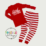 Matching family pajamas Covid Christmas Crew pj's all ages boy girl kids teen youth adult baby infant. Red white stripe two piece one piece comfortable cottonzip up shirt pants social distancing pajamas pj's sleepwear photo shoot outfits Christmas Holiday grandma gift nana cousins siblings matching family pajamas. Covid Coronavirus 2020 cute popular best seller fast shipping girl boy unisex 2 3 4 5 6 7 8 10 12 14 16 adult small medium large XL